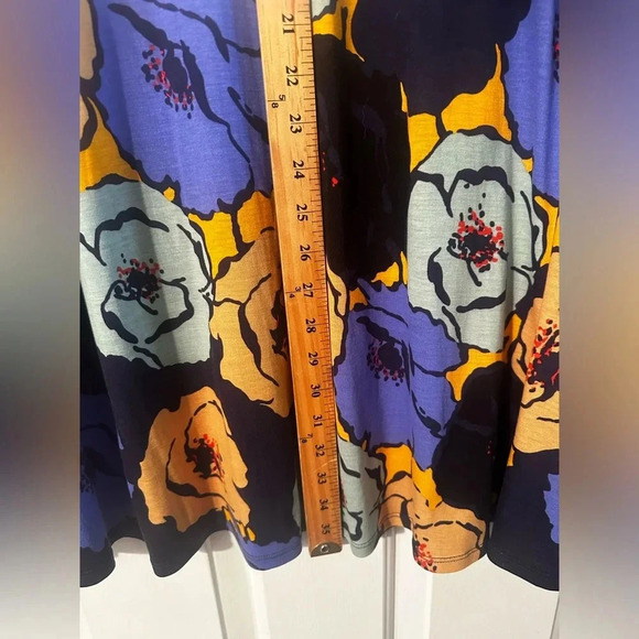 VANESSA VIRGINIA Anthropologie SILK BLEND Sheath A line Floral Dress MD Pockets - Picture 12 of 15